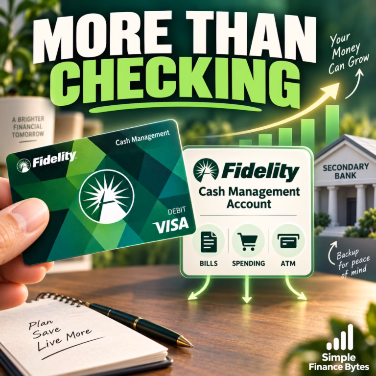 Fidelity Cash Management Account can handle bills, spending, SPAXX cash and ATM access. See where it fits in a simple banking system.