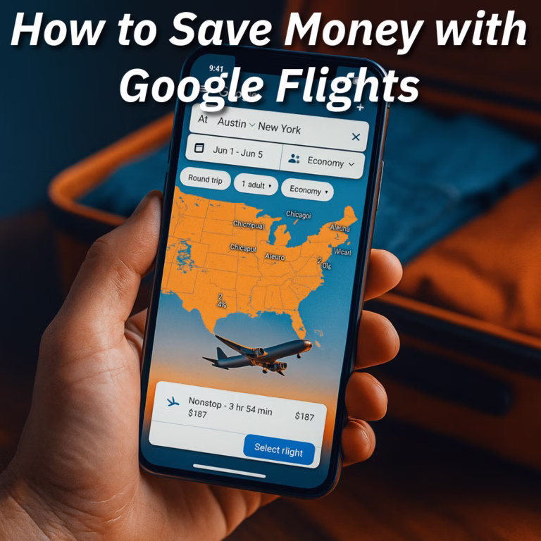 Save money on travel with Google Flights. Smart tips for finding deals and reaching financial freedom faster.