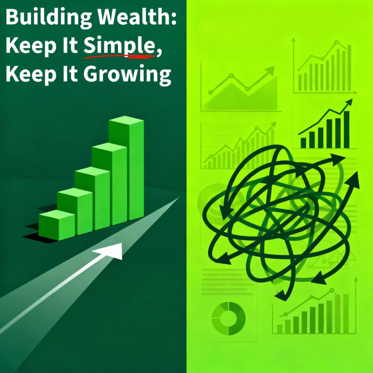 Most people think building wealth requires complex strategies. Simple systems that you actually stick to beat perfect plans you abandon.