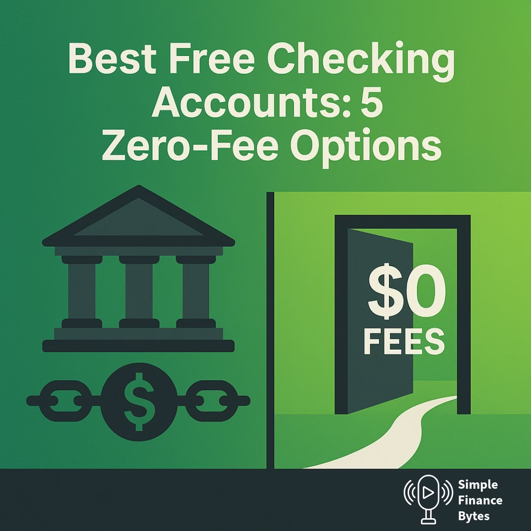 Stop paying bank fees. These 5 free checking accounts charge zero monthly fees and work with the Simple Finance System.