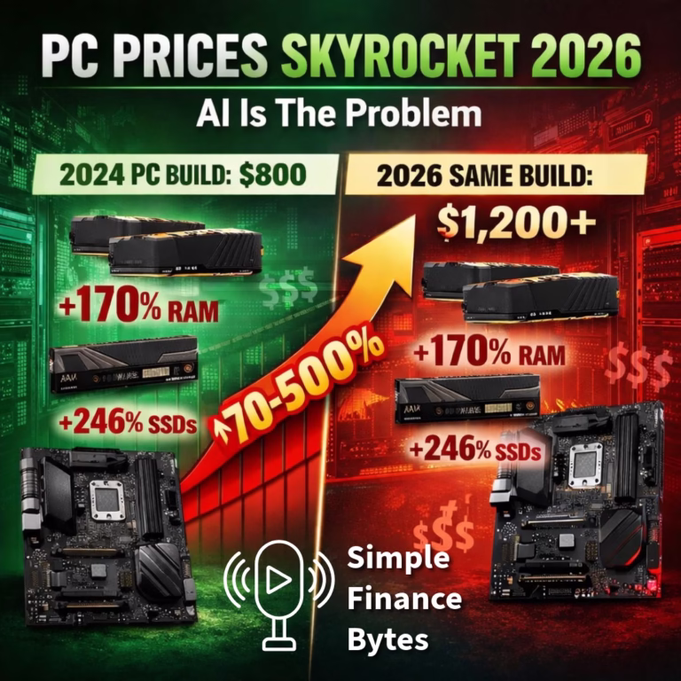 PC prices jumped 70-500% as AI consumes production. Two strategies to save: make hardware last, cancel AI subscriptions starving the market.