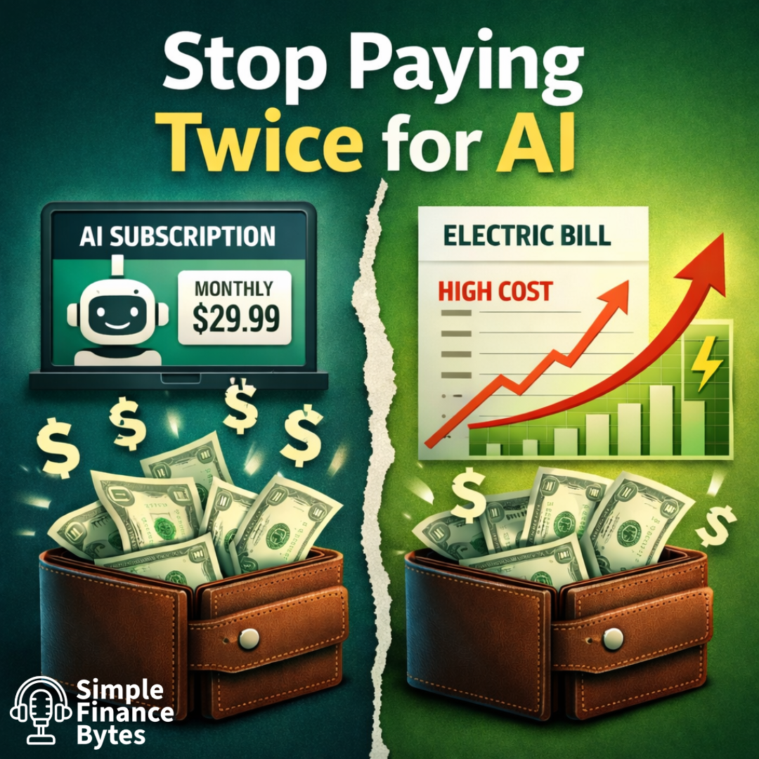 AI subscription cost is draining your wallet twice. Your electricity bill already funds AI. Here's why the free tier is all you need.