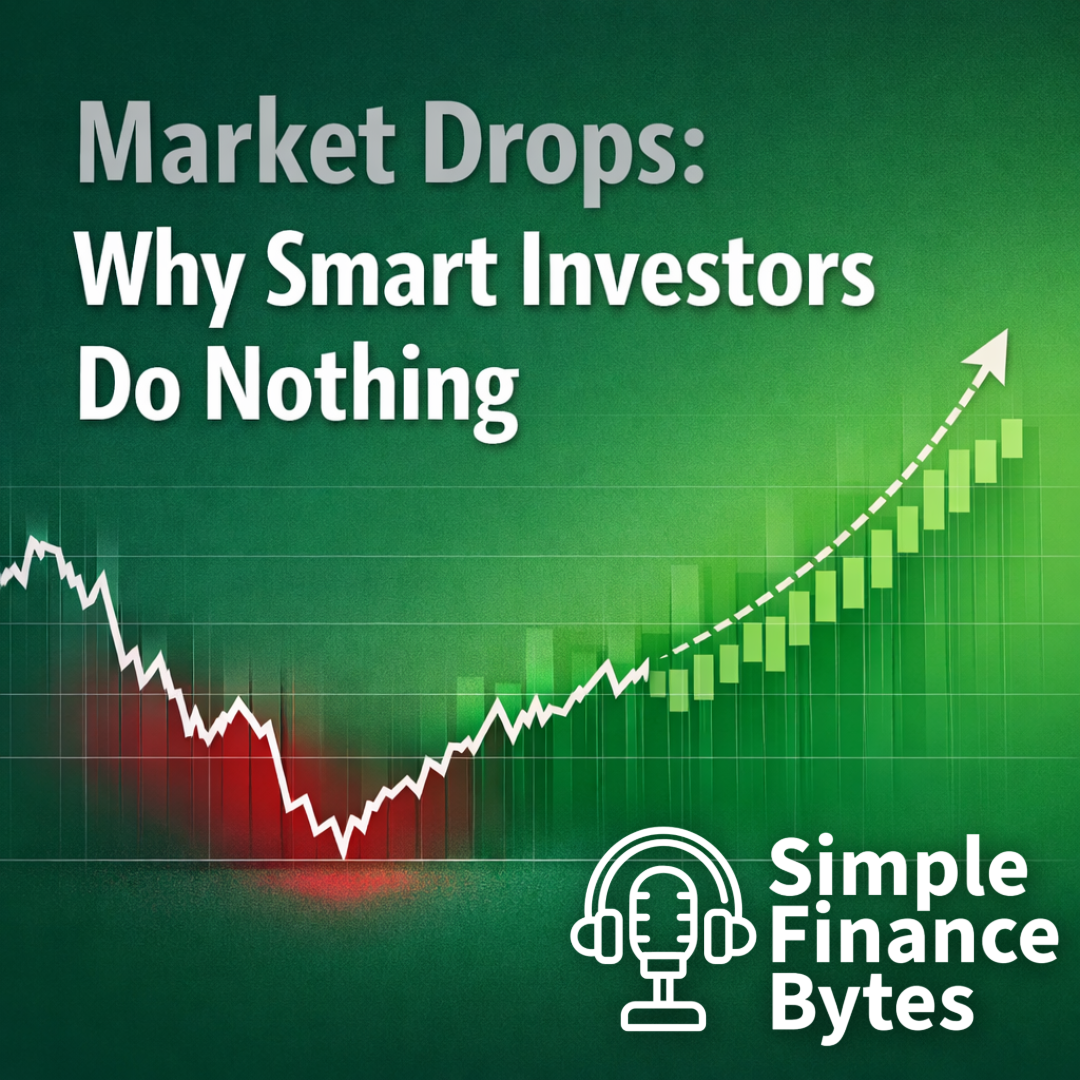 Market drops are normal. Here is exactly what simple investors do when stocks fall and why doing nothing is the smartest move.