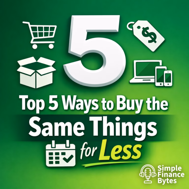 Buy the same things for less with five practical moves that work across groceries, household staples, and electronics. No lifestyle changes.