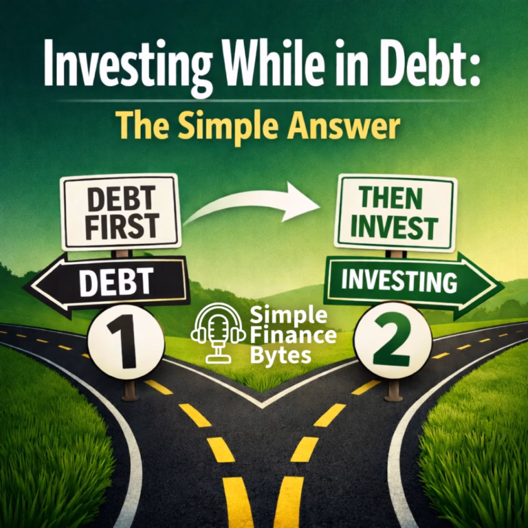 Investing while in debt does not have to be complicated. A simple three-step framework tells you exactly where every dollar should go first.