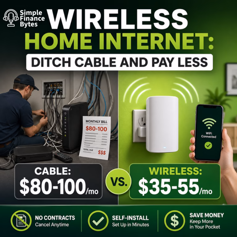 Wireless home internet costs less than cable and installs in minutes. Here is how to find the best option and cancel your cable bill.