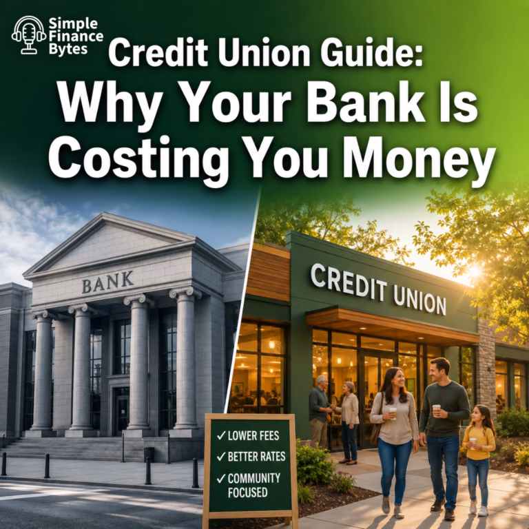 Credit union guide to switching from your bank, cutting fees, and earning more on your savings. Simple steps most people never bother to take.
