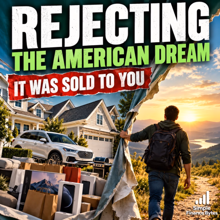 Rejecting the American Dream means rejecting the version sold through debt, consumption, and status. Build wealth around the life you want.