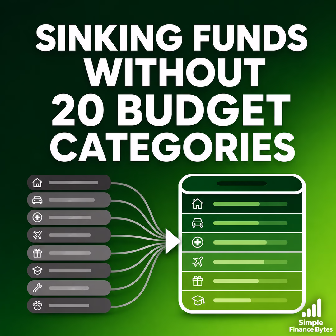 Sinking funds help you prepare for irregular expenses, but you don't need 20 accounts. Learn a simpler way to organize and track them.